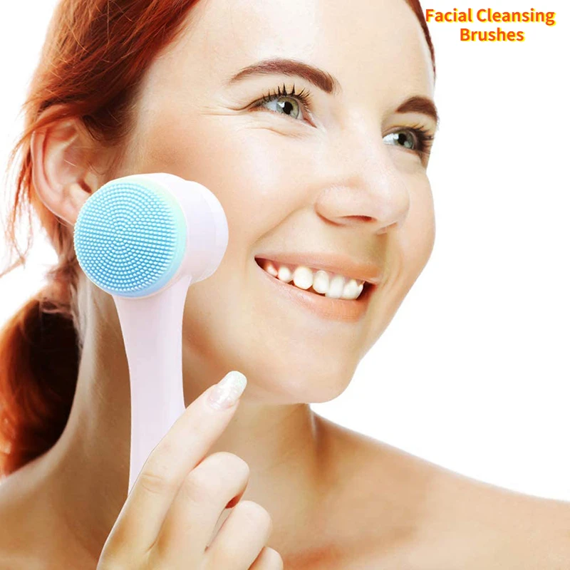 Double-sidedFacial Cleansing BrushSoft Bristled Silicone Facial Cleansing Instrument Manual Cleansing Brush Deep Cleansing Pores
Double-sidedFacial Cleansing BrushSoft Bristled Silicone Facial Cleansing Instrument Manual Cleansing Brush Deep Cleansing Pores