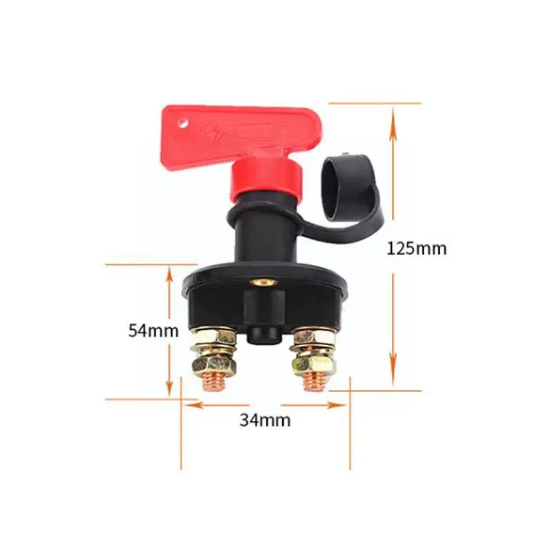 Car Battery Main Switch Power Lsolator Cut Off Disconnect Termination Supply For Voltages 24V Accessory Vehicles Switches o D9L4
Car Battery Main Switch Power Lsolator Cut Off Disconnect Termination Supply For Voltages 24V Accessory Vehicles Switches o D9L4