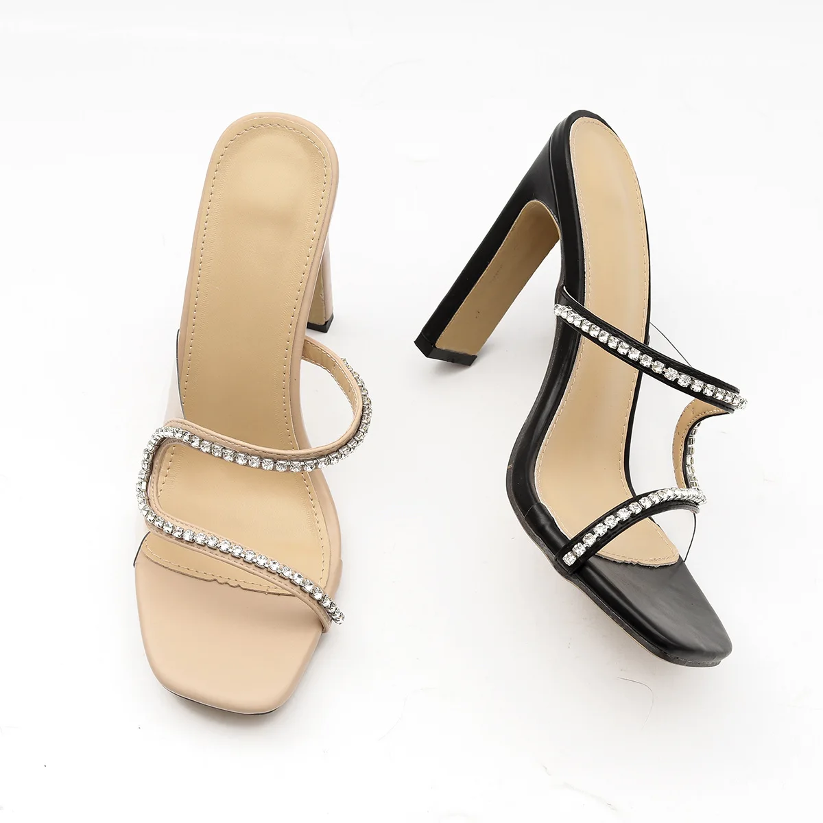 LEOPARD LAND 2021 Summer New Women's Shoes Rhinestone High-Heeled Fang Gen Outer Wear Transparent Slippers Female CWF-Mn058-17
LEOPARD LAND 2021 Summer New Women's Shoes Rhinestone High-Heeled Fang Gen Outer Wear Transparent Slippers Female CWF-Mn058-17
