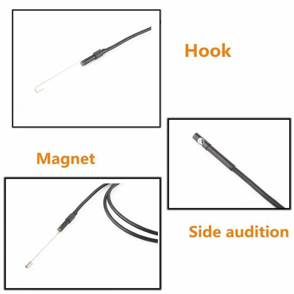 2M 1M 5.5mm 7mm Endoscope Camera Flexible IP67 Waterproof Inspection Borescope Camera for Android PC Notebook 6LEDs Adjustable
2M 1M 5.5mm 7mm Endoscope Camera Flexible IP67 Waterproof Inspection Borescope Camera for Android PC Notebook 6LEDs Adjustable