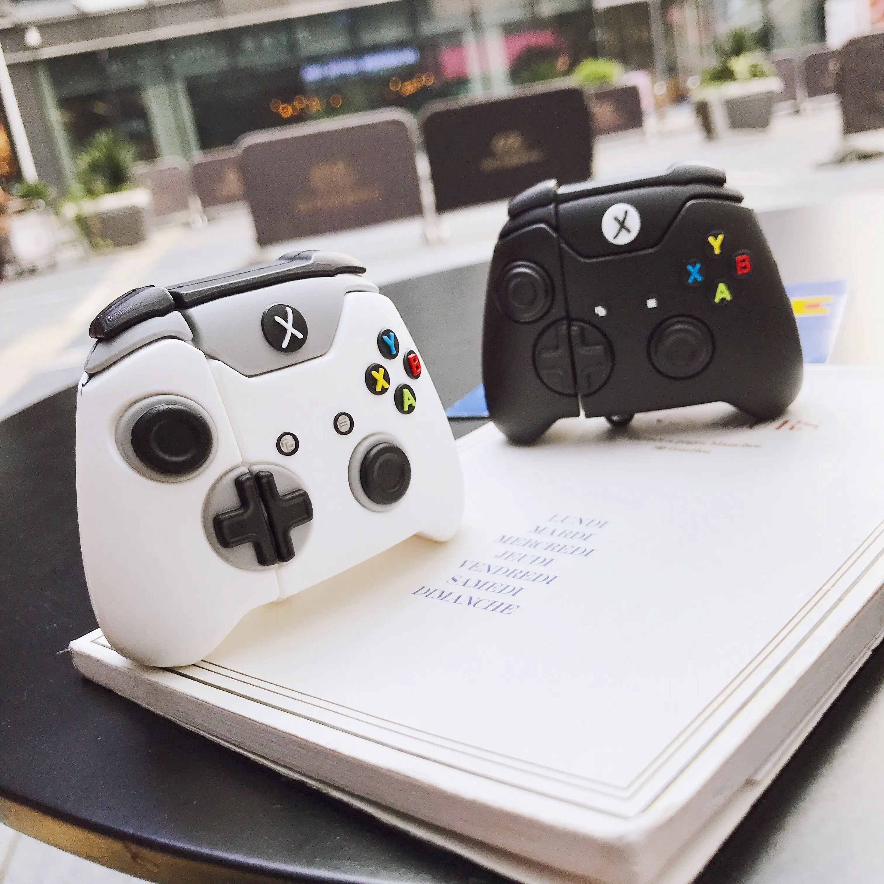 Роскошный 3D геймпад Xbox для Apple AirPods 1 & 2 Pro мягкий силиконовый чехол с зарядкой