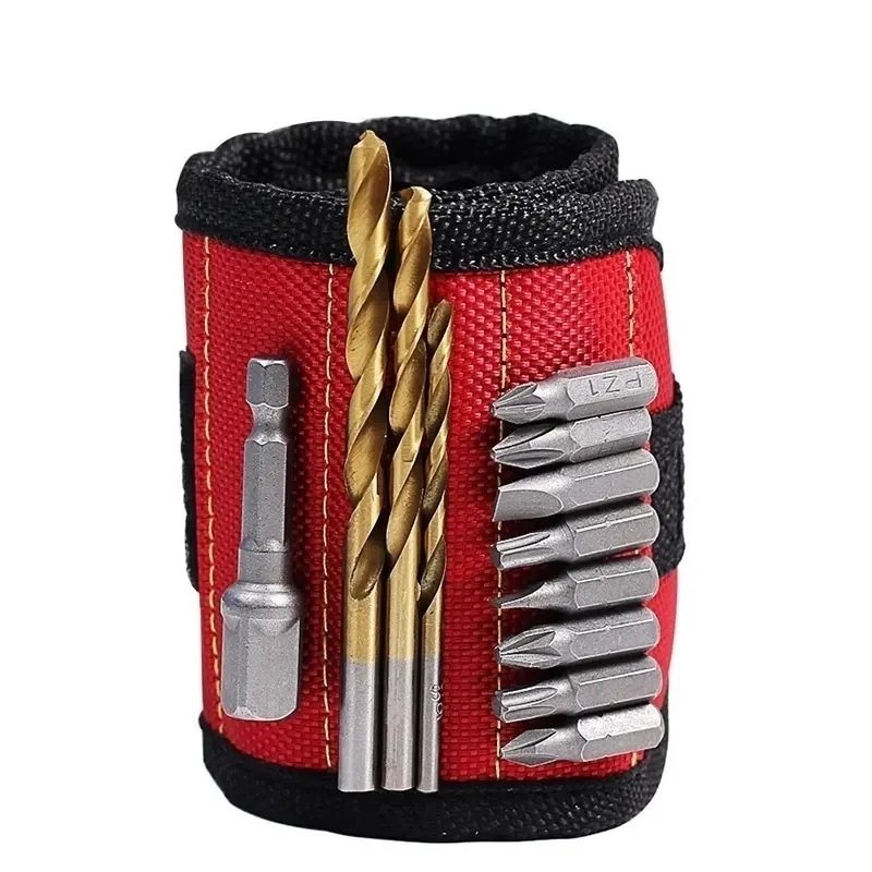 Portable Strong Magnetic Wristband Tool Bag for Screw Nail Nut Bolt Screwdriver Bit Set Drill Bit Repair Kit Organizer Storage
Portable Strong Magnetic Wristband Tool Bag for Screw Nail Nut Bolt Screwdriver Bit Set Drill Bit Repair Kit Organizer Storage