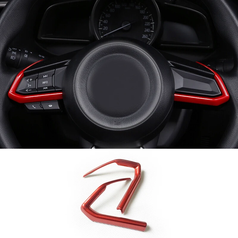 ABS Chrome Steering Wheel Interior Kit Trim Lamp Frame Cover For 2017 2018 Mazda 2 Demio / M3 Axela / M6 Atenza
ABS Chrome Steering Wheel Interior Kit Trim Lamp Frame Cover For 2017 2018 Mazda 2 Demio / M3 Axela / M6 Atenza