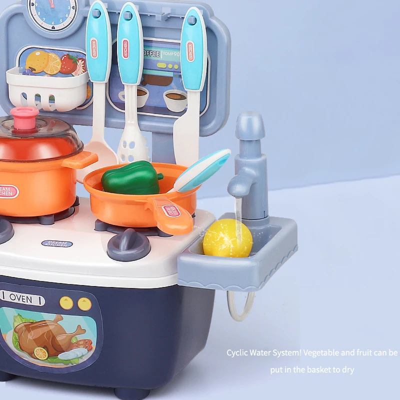 Kids Plastic Simulation Electric Cooking Utensils Pretend Play Kitchen Toys with Electric Water Wash Basin Kit for Children Gift
Kids Plastic Simulation Electric Cooking Utensils Pretend Play Kitchen Toys with Electric Water Wash Basin Kit for Children Gift