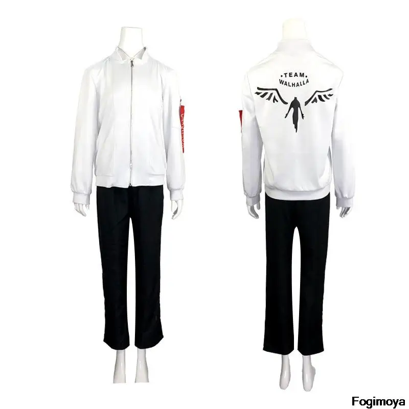Tokyo Revengers Hanemiya Kazutora Cosplay Costumes White Coat Valhalla Uniform Baseball Coat Mikey Draken Halloween Adults
Tokyo Revengers Hanemiya Kazutora Cosplay Costumes White Coat Valhalla Uniform Baseball Coat Mikey Draken Halloween Adults