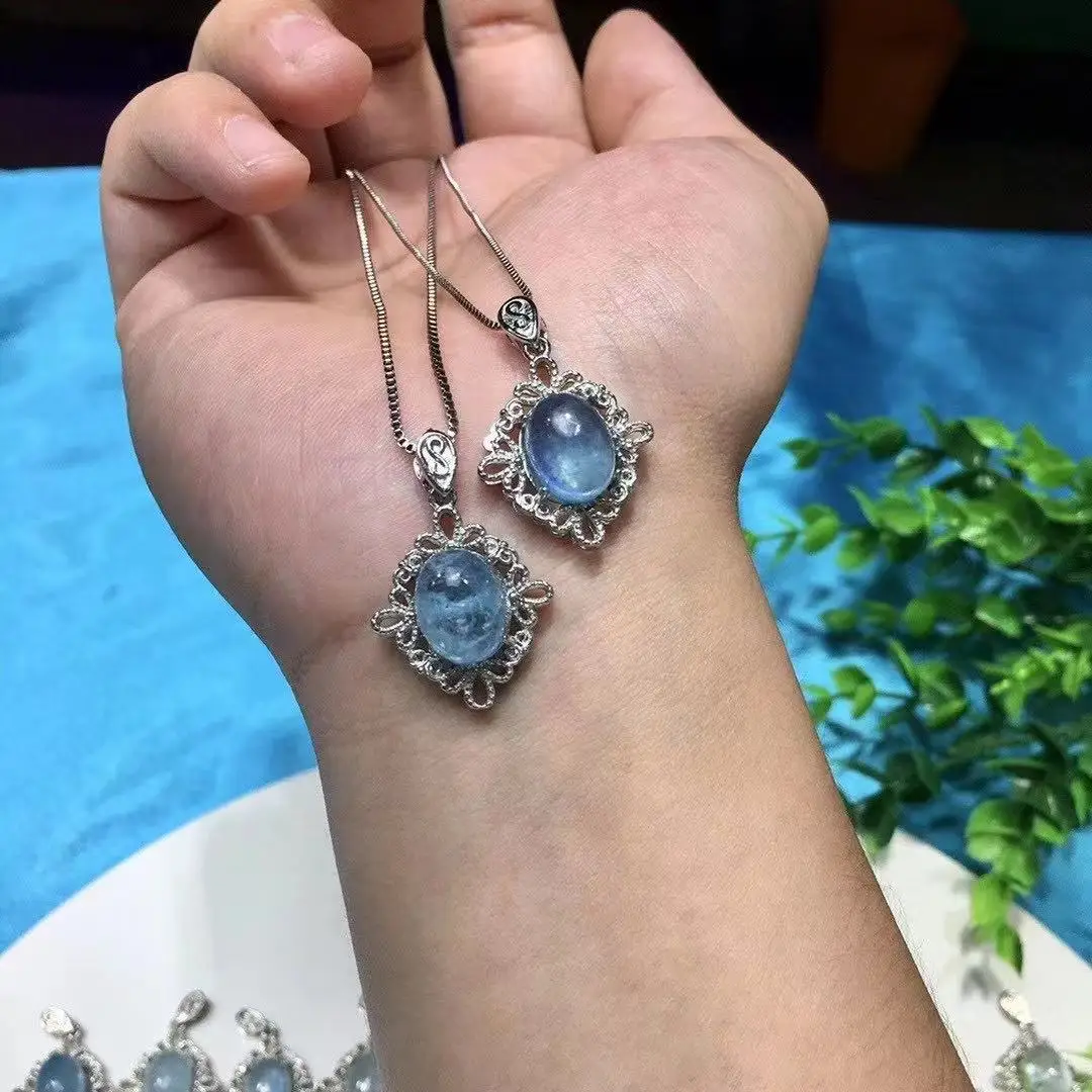 Natural Aquamarine Drop Shape Oval Necklace Pendant Charm Crystal Gem Jewelry For Jewelry making design pendant accessories
Natural Aquamarine Drop Shape Oval Necklace Pendant Charm Crystal Gem Jewelry For Jewelry making design pendant accessories