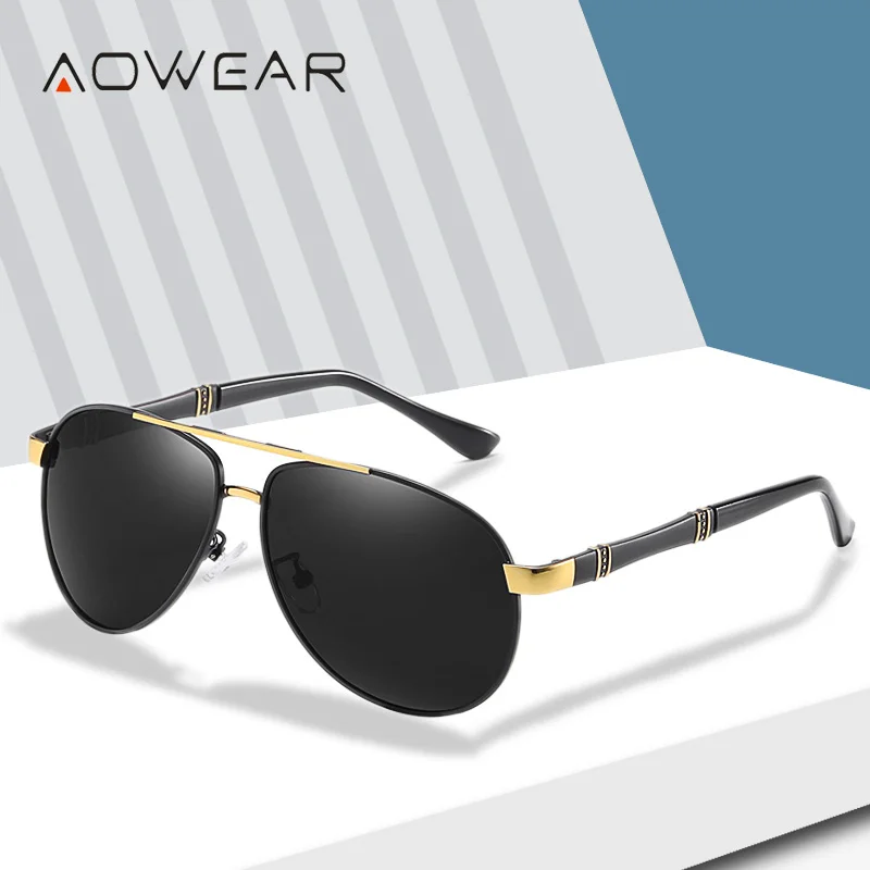 AOWEAR Luxury Aviation Polarized Sunglasses Men Pilot Oversized Polaroid Sun Glasses Man Retro Driving Glasses Gafas
AOWEAR Luxury Aviation Polarized Sunglasses Men Pilot Oversized Polaroid Sun Glasses Man Retro Driving Glasses Gafas