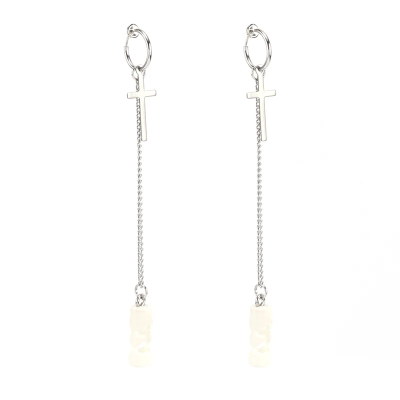 Unisex Stainless Steel Cross Long Chain Clip On Drop Earring Wireless Earphone Anti Lost for Apple Airpods Headphones Earring
Unisex Stainless Steel Cross Long Chain Clip On Drop Earring Wireless Earphone Anti Lost for Apple Airpods Headphones Earring