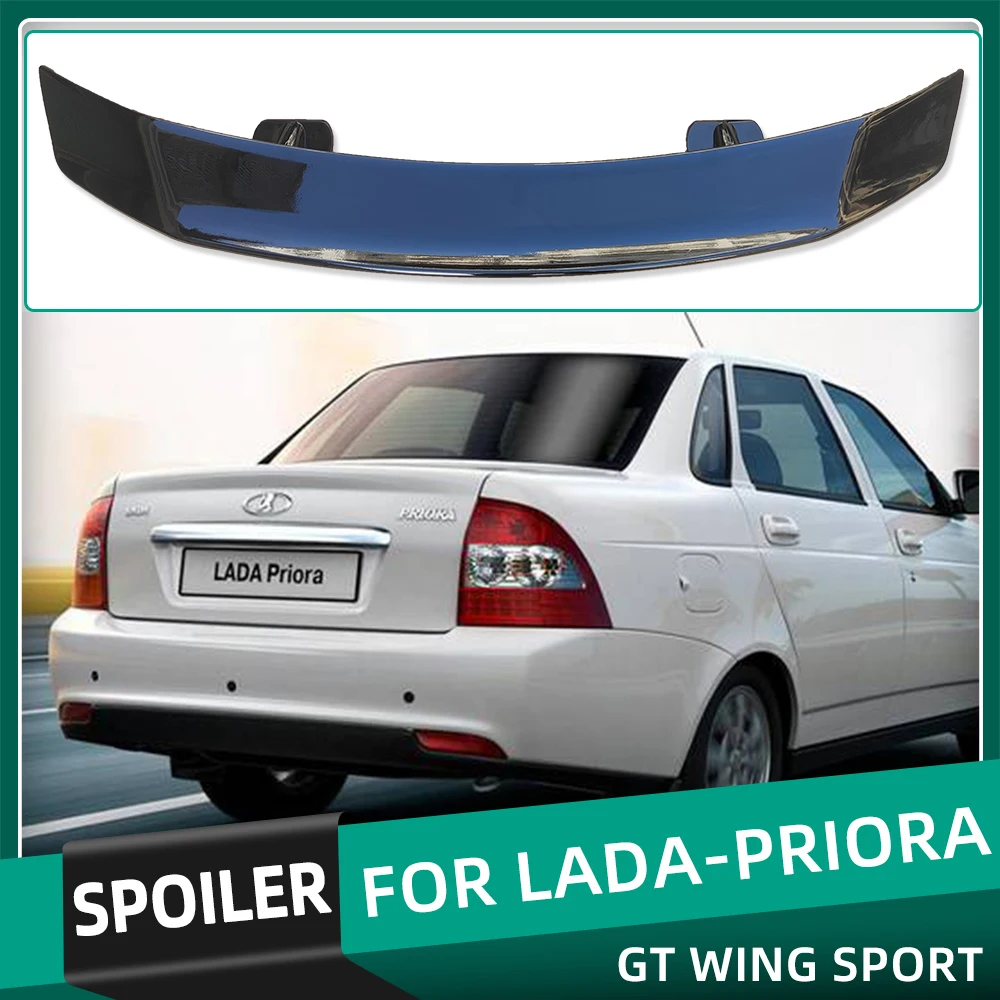 Factory Wholesale GT Wing Sport Spoilers For Lada-PRIORA Sedan Quality ABS Plastic Material Black White Carbon Unpainted Colored
Factory Wholesale GT Wing Sport Spoilers For Lada-PRIORA Sedan Quality ABS Plastic Material Black White Carbon Unpainted Colored