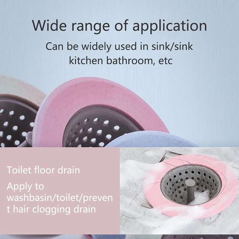 Kitchen Sink Filter Removable Sewer Strainer Basket Silicone Sieve Bathroom Drain Cover Sieve Colander Sewer Hair Filter
Kitchen Sink Filter Removable Sewer Strainer Basket Silicone Sieve Bathroom Drain Cover Sieve Colander Sewer Hair Filter
