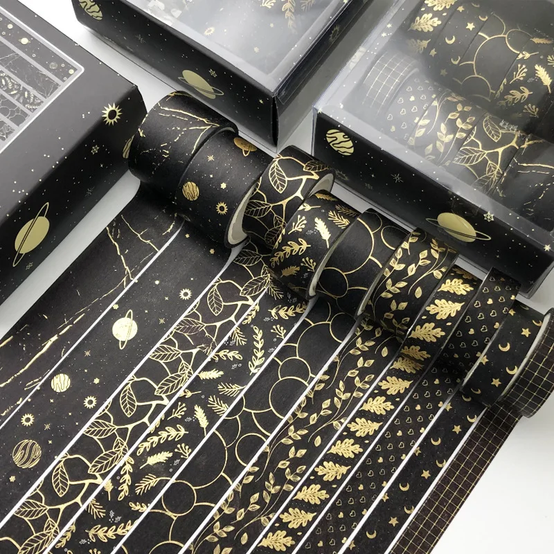 10Rolls/Set Foil Washi Tape Diy Decoration Scrapbooking Masking Tape Adhesive Tape Sticker Stationery For DIY Crafts
10Rolls/Set Foil Washi Tape Diy Decoration Scrapbooking Masking Tape Adhesive Tape Sticker Stationery For DIY Crafts