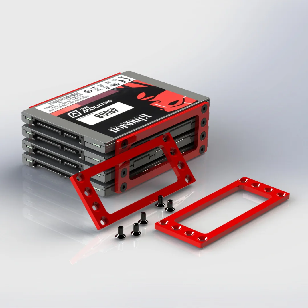 Aluminium Alloy 2.5 Inch SSD HDD Hard Disk Expansion Bracket 4 in 1, 3 in 1, 2 in 1 For Desktop Computer Chia Mining Machine
Aluminium Alloy 2.5 Inch SSD HDD Hard Disk Expansion Bracket 4 in 1, 3 in 1, 2 in 1 For Desktop Computer Chia Mining Machine