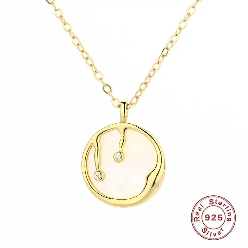 CCFJOYAS S925 Sterling Silver Round Shell Pendant Necklace for Women Natural Pearl Clavicle Chain Necklace Silver Jewelry 2021
CCFJOYAS S925 Sterling Silver Round Shell Pendant Necklace for Women Natural Pearl Clavicle Chain Necklace Silver Jewelry 2021