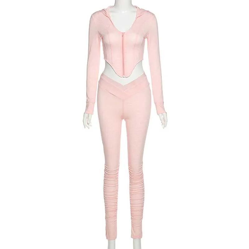 2020 Autumn Hooded Tracksuit Women Stacked Leggings Sets Two Piece Outfits Sweat Suits Workout Sweatsuit 2 Piece Set women
2020 Autumn Hooded Tracksuit Women Stacked Leggings Sets Two Piece Outfits Sweat Suits Workout Sweatsuit 2 Piece Set women