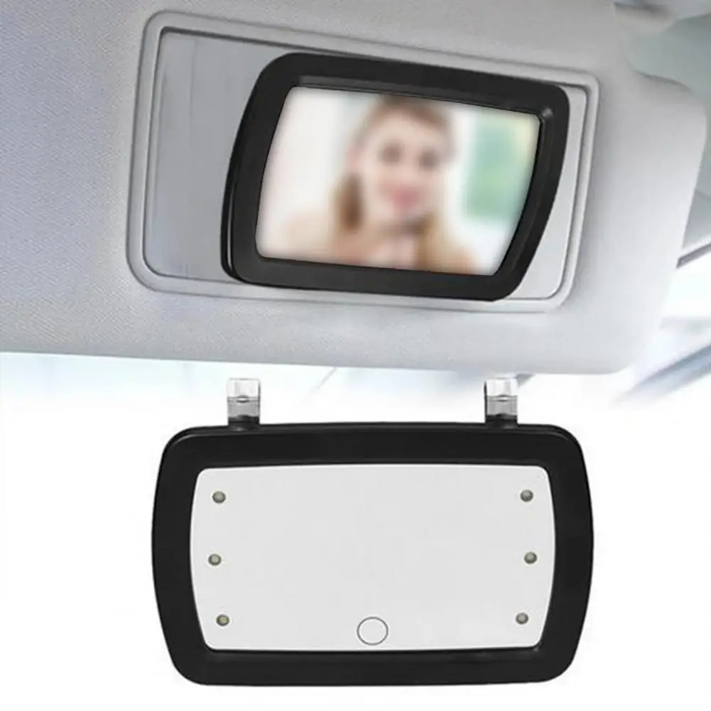 Car Visor Mirror Clip On Scratch Resistant Black LED Makeup Travel Mirror for Home
Car Visor Mirror Clip On Scratch Resistant Black LED Makeup Travel Mirror for Home