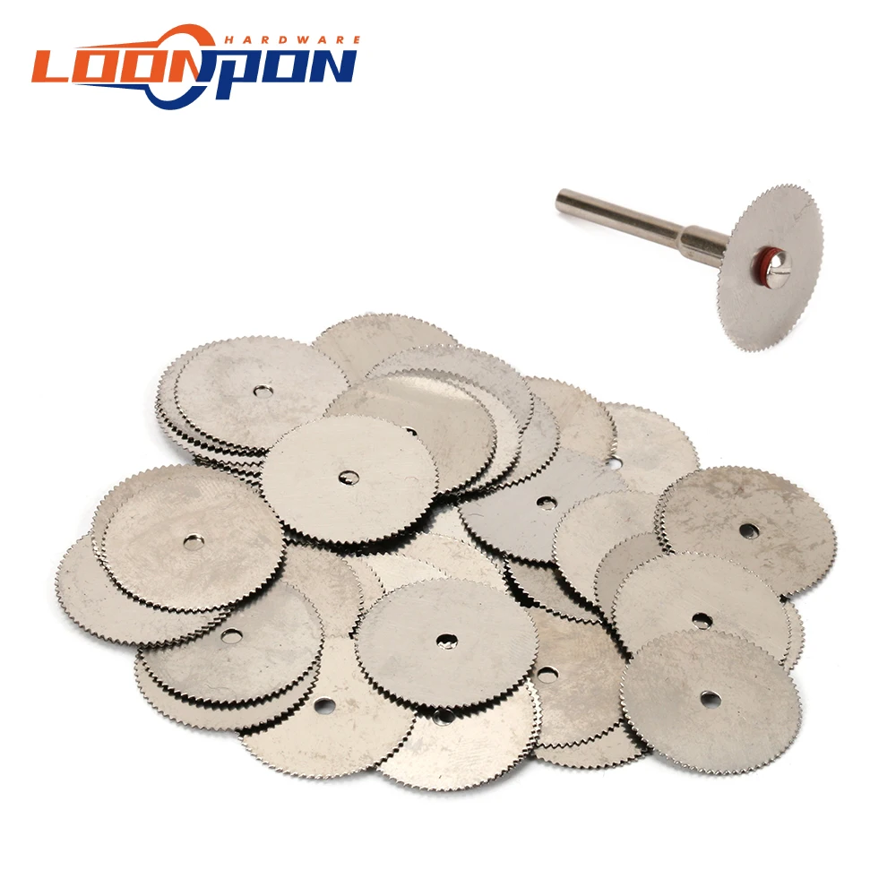 100Pcs 22mm Dia Stainless Steel Slice Cutting Wheel Wood Saw Blade Disc Power Rotary Tool 10pcs Mandrel 3mm Shank Hot Sale 
100Pcs 22mm Dia Stainless Steel Slice Cutting Wheel Wood Saw Blade Disc Power Rotary Tool 10pcs Mandrel 3mm Shank Hot Sale