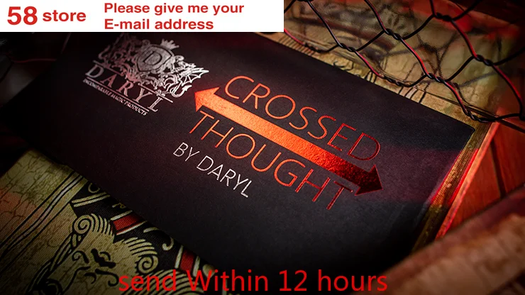 2020 Crossed Thought by Daryl magic tricks-(magic instruction,no gimmicks,no prop include) 
2020 Crossed Thought by Daryl magic tricks-(magic instruction,no gimmicks,no prop include)