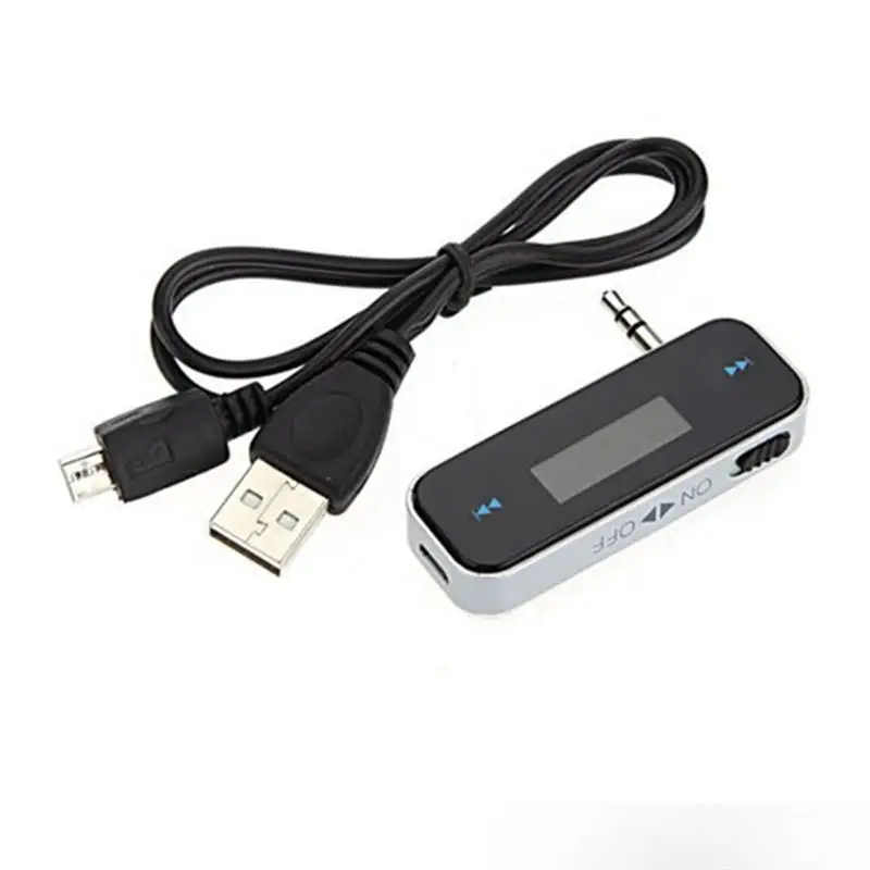 Wireless Mini FM Transmitter 3.5mm Car Music Audio MP3 Player LCD Display Transmitter For Android IOS Mobile Phones Tablet 
Wireless Mini FM Transmitter 3.5mm Car Music Audio MP3 Player LCD Display Transmitter For Android IOS Mobile Phones Tablet
