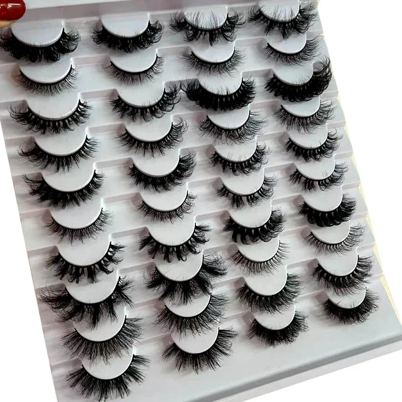 New Mixed 20 Pairs 100% Real Mink Eyelashes 3D Natural False Eyelashes Mink Lashes Soft Eyelash Extension Makeup Kit Cilios
New Mixed 20 Pairs 100% Real Mink Eyelashes 3D Natural False Eyelashes Mink Lashes Soft Eyelash Extension Makeup Kit Cilios