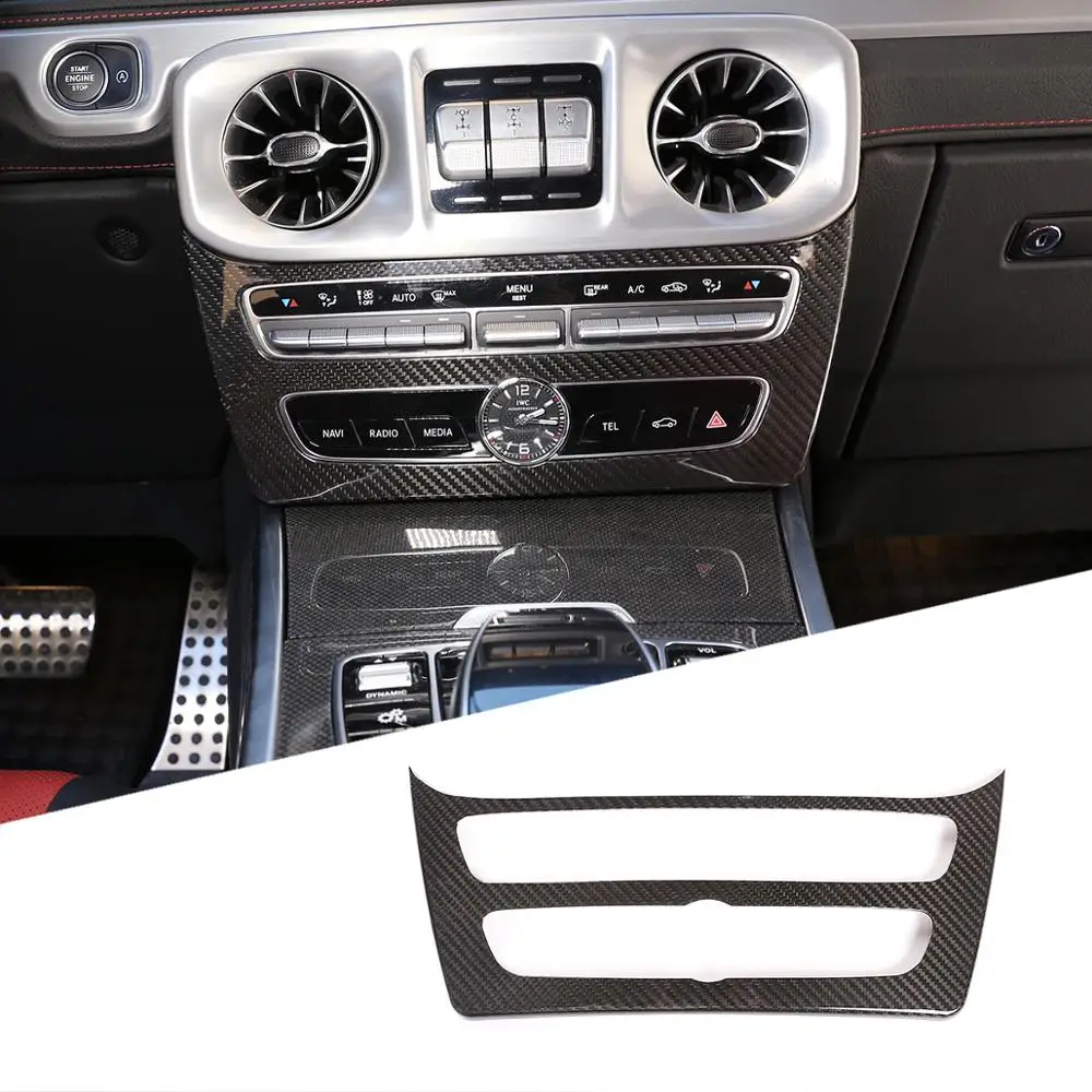 For Benz G Class W463 2019 2020 Real Carbon Fiber Center Console Mode Button Frame Trim Interior Car Accessories
For Benz G Class W463 2019 2020 Real Carbon Fiber Center Console Mode Button Frame Trim Interior Car Accessories