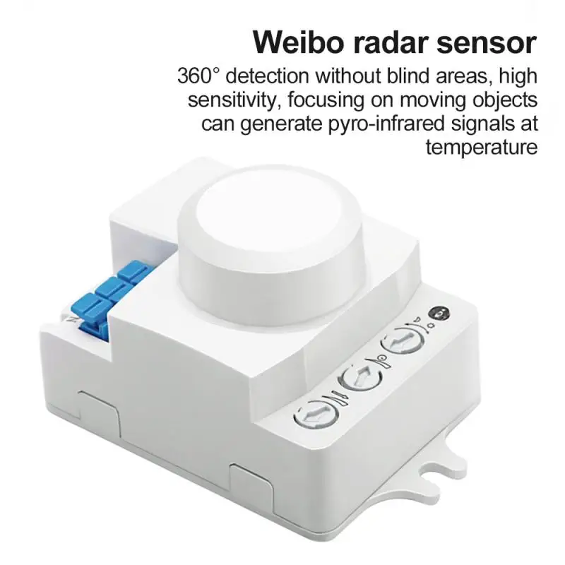 New Mini Microwave Light Control Sensor Switch Dimming Sensitivity Adjustment Delay Motion Detection Smart Light Controller
New Mini Microwave Light Control Sensor Switch Dimming Sensitivity Adjustment Delay Motion Detection Smart Light Controller