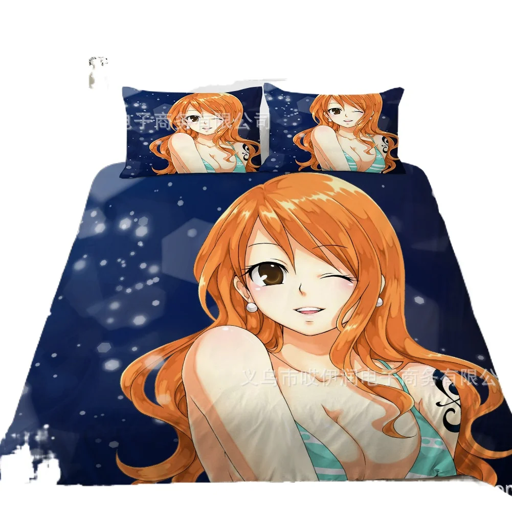 One Piece Bedding Sets Luffy Nami Quilt Bed Cover Duvet Cover Pillow Case 2-3 Pieces Sets Adult Children Size
One Piece Bedding Sets Luffy Nami Quilt Bed Cover Duvet Cover Pillow Case 2-3 Pieces Sets Adult Children Size