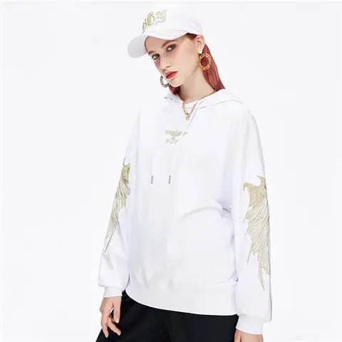 Boy London Men's Hoodie Fashion Pure Cotton Gold Thread Eagle Wings Embroidery Loose Casual Hooded Men's and Women's Sweatshirt
Boy London Men's Hoodie Fashion Pure Cotton Gold Thread Eagle Wings Embroidery Loose Casual Hooded Men's and Women's Sweatshirt