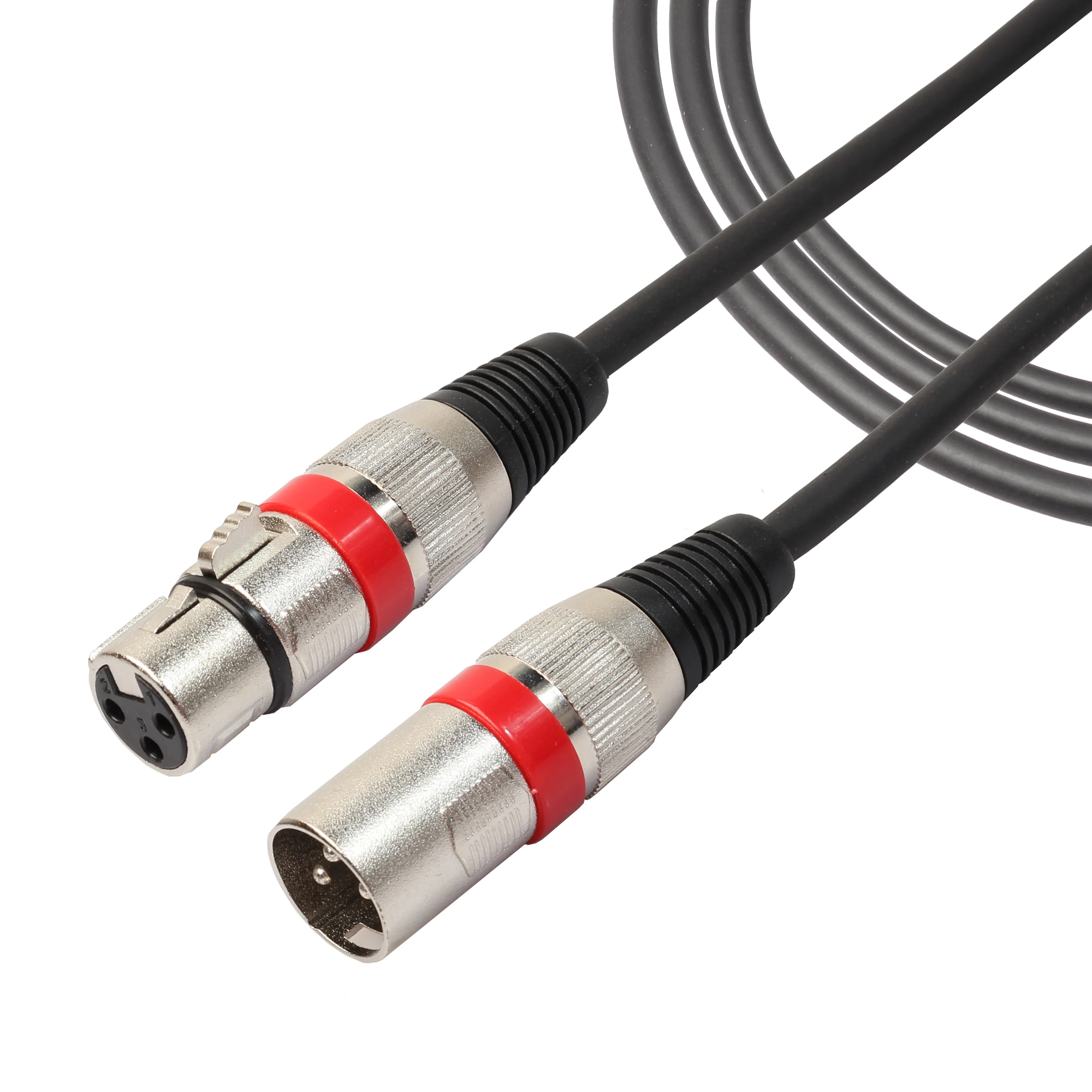 

10Pcs Cannon XLR Cable 1.8m Male To Female Audio Cable for Mic Mixer/Headphone Amplifiers/Stage Lights/Disc Players/Computer