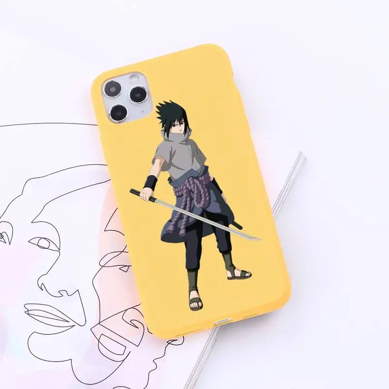 Anime Naruto Uchiha Sasuke Phone Case Yellow Candy Color for iPhone 6 7 8 11 12 s mini pro X XS XR MAX Plus
Anime Naruto Uchiha Sasuke Phone Case Yellow Candy Color for iPhone 6 7 8 11 12 s mini pro X XS XR MAX Plus