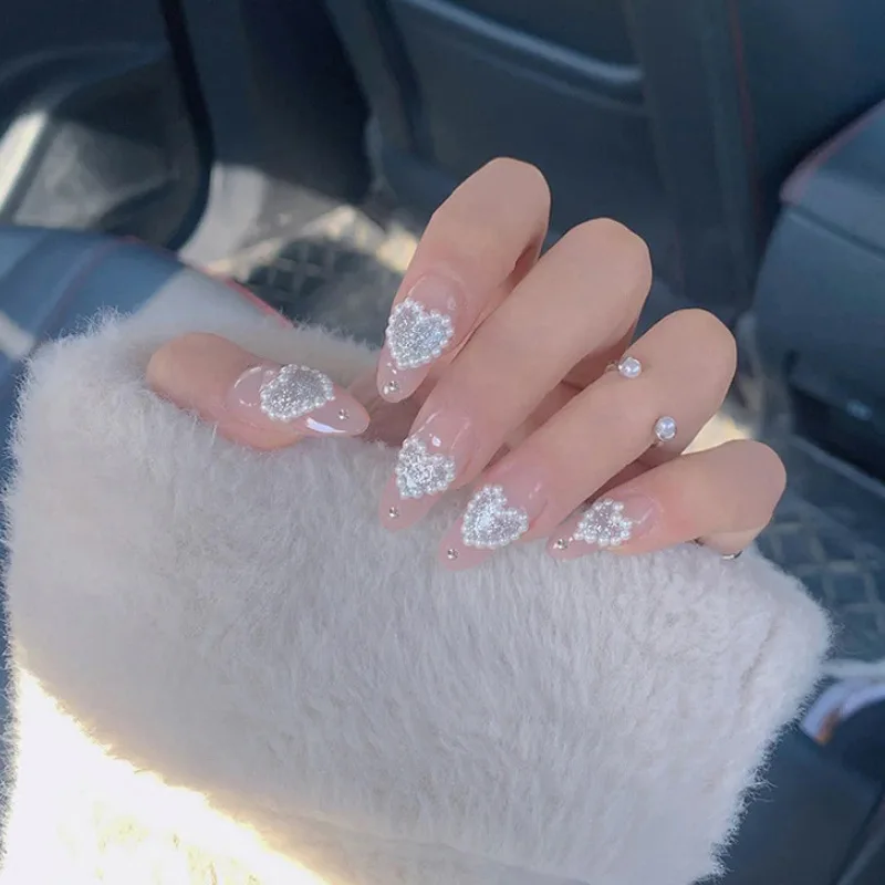 24pcs TIP NAIL Pearl Inlaid Nail Patch Flesh Pink Glue Type Removable Long Paragraph Fashion Manicure Save Time False Nail
24pcs TIP NAIL Pearl Inlaid Nail Patch Flesh Pink Glue Type Removable Long Paragraph Fashion Manicure Save Time False Nail