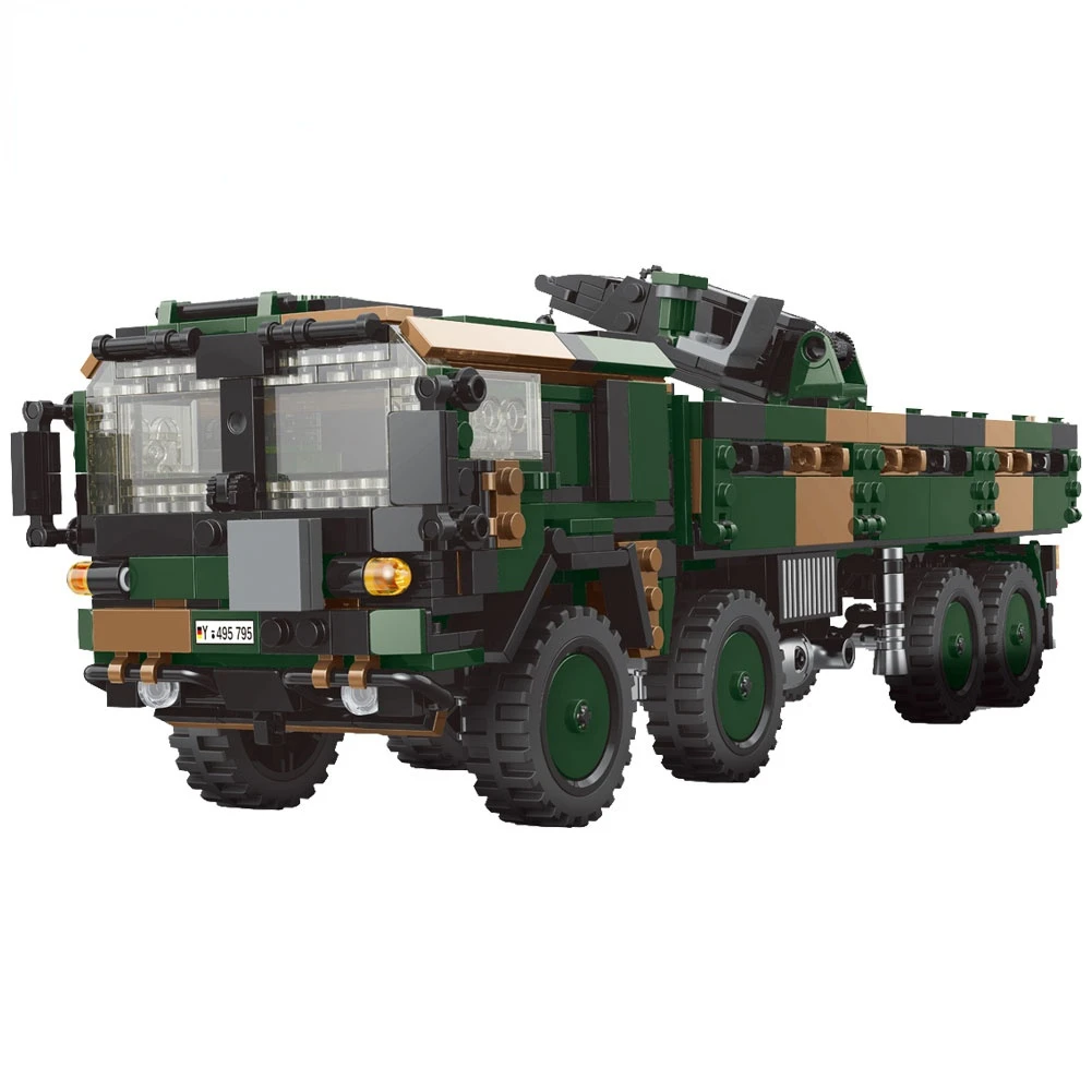 893pcs Simulation Lifting Truck Building Block Toy Educational Toy Boy Child Holiday Gift
893pcs Simulation Lifting Truck Building Block Toy Educational Toy Boy Child Holiday Gift