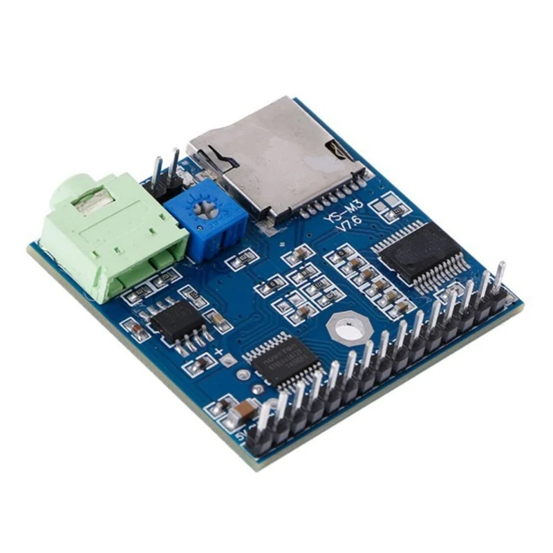 Voice Playback Module Board, MP3 Voice Module SD/TF Voice Broadcast Trigger Player + Speaker
Voice Playback Module Board, MP3 Voice Module SD/TF Voice Broadcast Trigger Player + Speaker