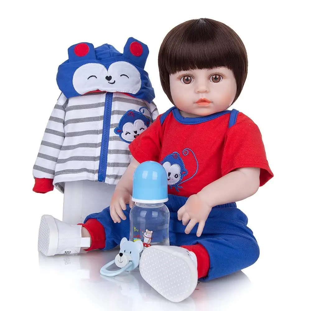 Many different styles bebe reborn doll 19 inch full silicone vinyl body reborn baby doll alive boy girl newborn doll toys gift
Many different styles bebe reborn doll 19 inch full silicone vinyl body reborn baby doll alive boy girl newborn doll toys gift
