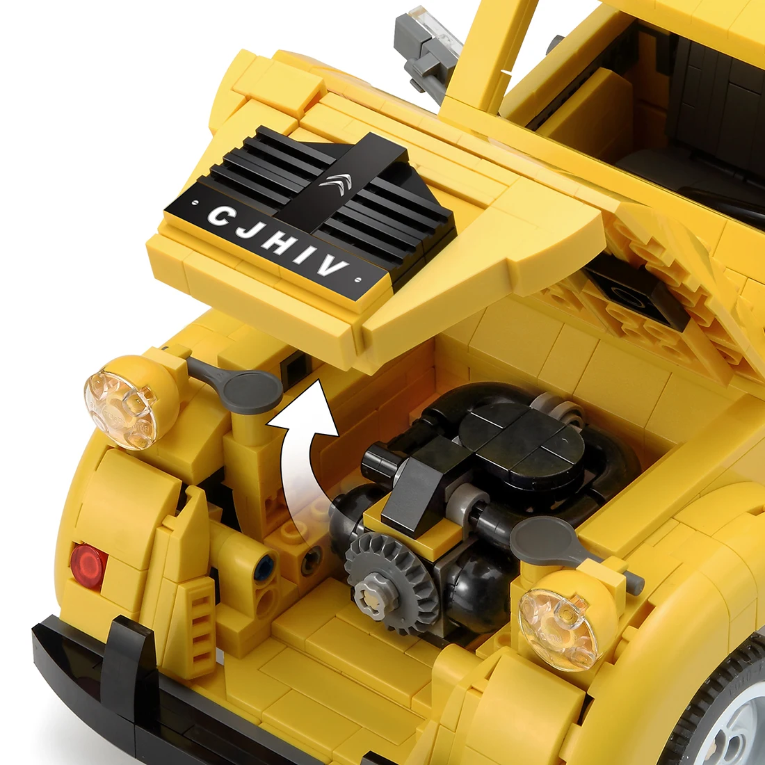 CaDA C61026W 1238Pcs 1/12 2.4G RC Citroen 2CV Model DIY Small Particle Building Block Car Kit - Dynamic/Static Version
CaDA C61026W 1238Pcs 1/12 2.4G RC Citroen 2CV Model DIY Small Particle Building Block Car Kit - Dynamic/Static Version