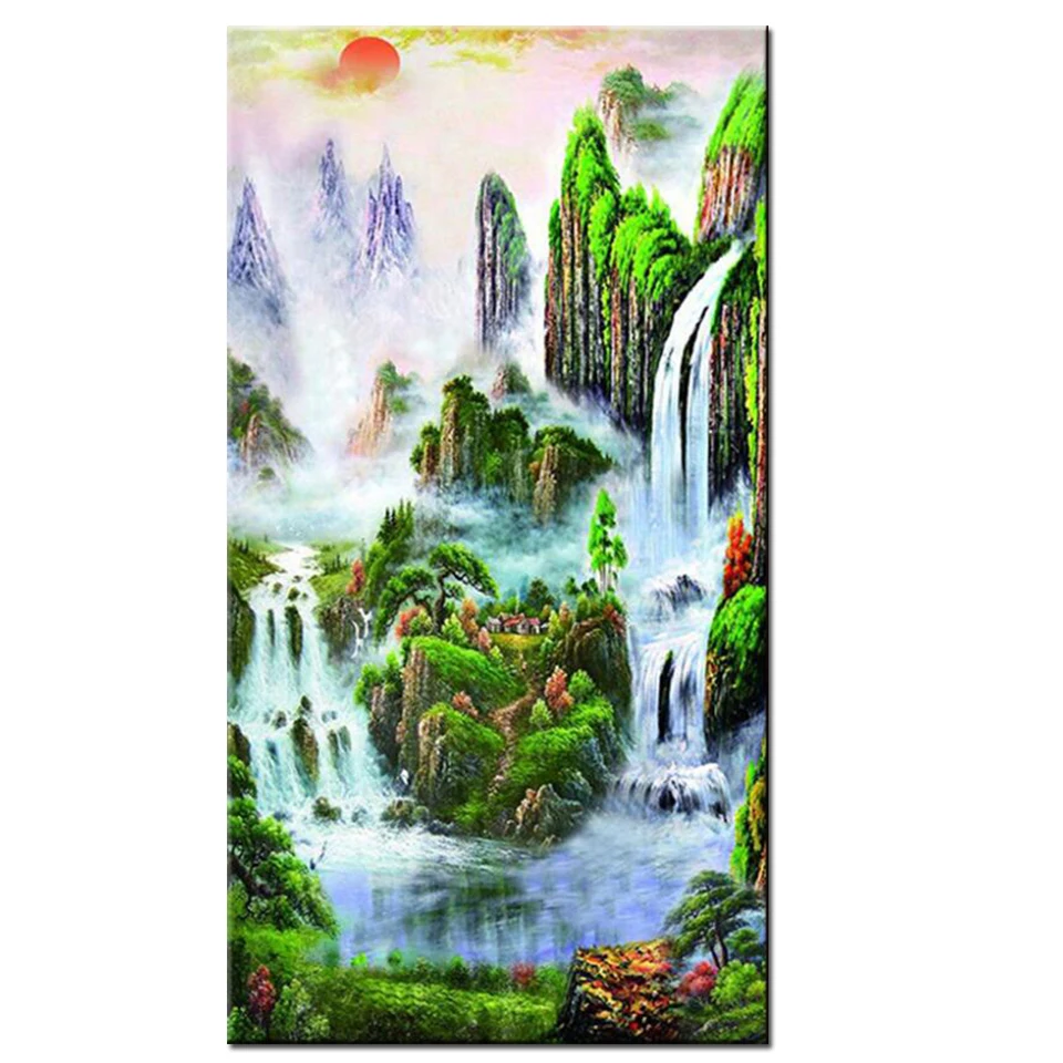 Воды горы 1 Панель 5D diy алмазная живопись мозаика квадратные сверла вышивка крестиком богатый настенный EE1850 
Воды горы 1 Панель 5D diy алмазная живопись мозаика квадратные сверла вышивка крестиком богатый настенный EE1850