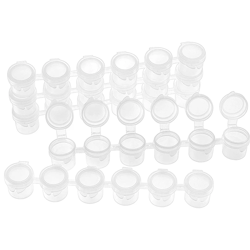 20 Strips 120 Pots 5Ml 6 Cups Mini Empty Paint Pot Pod Strips Paint Strips Arts and Crafts Plastic Storage Containers
20 Strips 120 Pots 5Ml 6 Cups Mini Empty Paint Pot Pod Strips Paint Strips Arts and Crafts Plastic Storage Containers