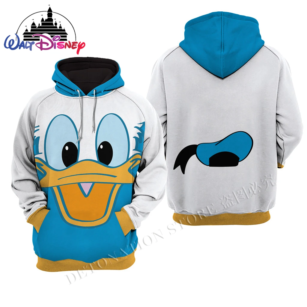 

Donald Duck Cartoon Disney 3D Print High-quality Flannelet thickening Zipper/ Hoodies Men Women design anime Pullover Cool Tops