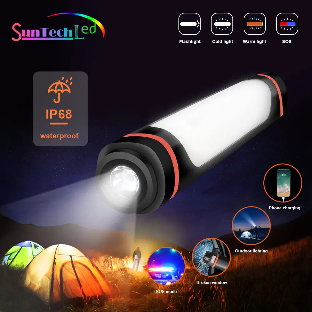 LED Camping Light,Rechargeable Lantern Waterproof Magnetic Work Light, Portable Lights for Outdoor Adventure Fishing Hiking
LED Camping Light,Rechargeable Lantern Waterproof Magnetic Work Light, Portable Lights for Outdoor Adventure Fishing Hiking
