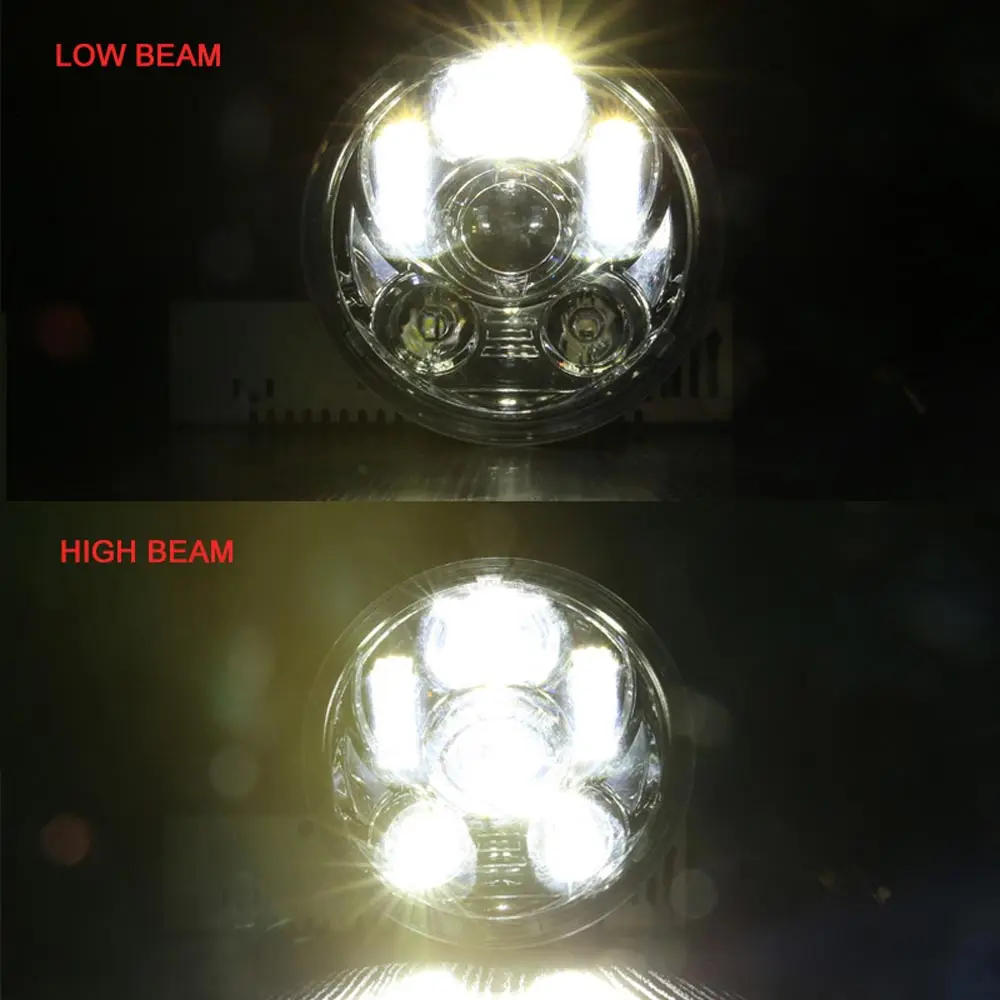 5.75" 5 3/4 LED Motorcycle Headlight Black For Harley Sportster 1200 XL1200L Indian Motorcycle Scout 2015~2019
5.75" 5 3/4 LED Motorcycle Headlight Black For Harley Sportster 1200 XL1200L Indian Motorcycle Scout 2015~2019