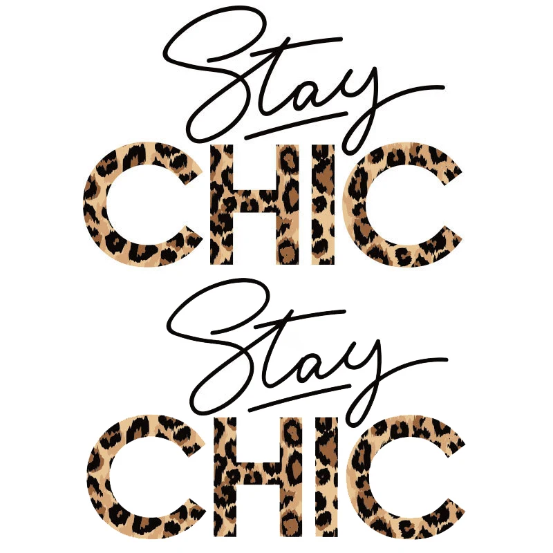 Leopard Letters Women Girls T-Shirts Iron On Transfer Heat Transfer DIY Washable Thermal Stickers Patches For Clothes
Leopard Letters Women Girls T-Shirts Iron On Transfer Heat Transfer DIY Washable Thermal Stickers Patches For Clothes