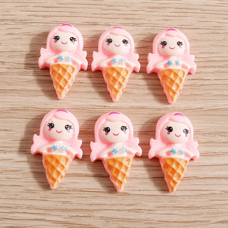 10pcs Cartoon Girl Ice Cream Cabochon Flatback Scrapbook Crafts for Jewelry Making Hairpin Brooch DIY Children Hair Accessories
10pcs Cartoon Girl Ice Cream Cabochon Flatback Scrapbook Crafts for Jewelry Making Hairpin Brooch DIY Children Hair Accessories