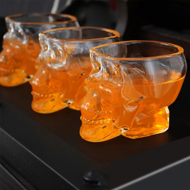 6PCS Skull Shaped Clear Glass Cup Povelty Shot Glasses Decorative Halloween Drinkware for Party Home Office Bar Hotel Decor
6PCS Skull Shaped Clear Glass Cup Povelty Shot Glasses Decorative Halloween Drinkware for Party Home Office Bar Hotel Decor