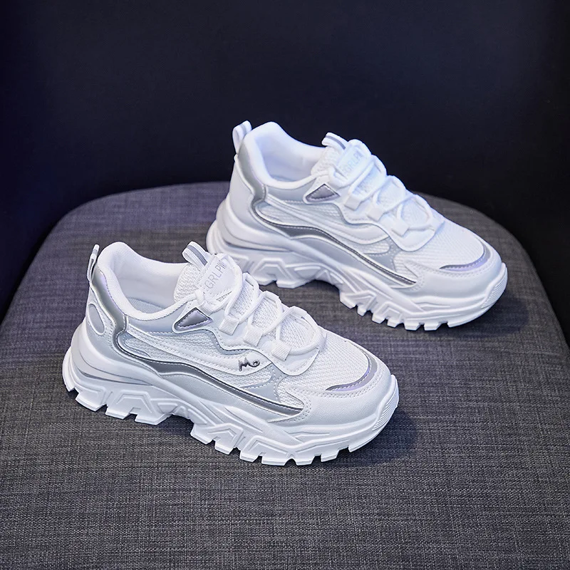 2021 Spring New Women Casual Sport Shoes Girl Street Fashion Mesh Leather Patchwork Comfortable Sneakers Cool Trainers 3 Colors
2021 Spring New Women Casual Sport Shoes Girl Street Fashion Mesh Leather Patchwork Comfortable Sneakers Cool Trainers 3 Colors