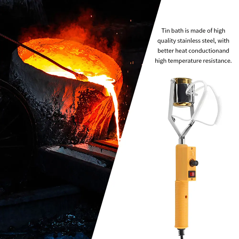 Portable 280W Tin pot tin furnace Soldering Pot Tin Melting Furnace Adjustable Temperature Desoldering Bath Tool Solder Pot
Portable 280W Tin pot tin furnace Soldering Pot Tin Melting Furnace Adjustable Temperature Desoldering Bath Tool Solder Pot