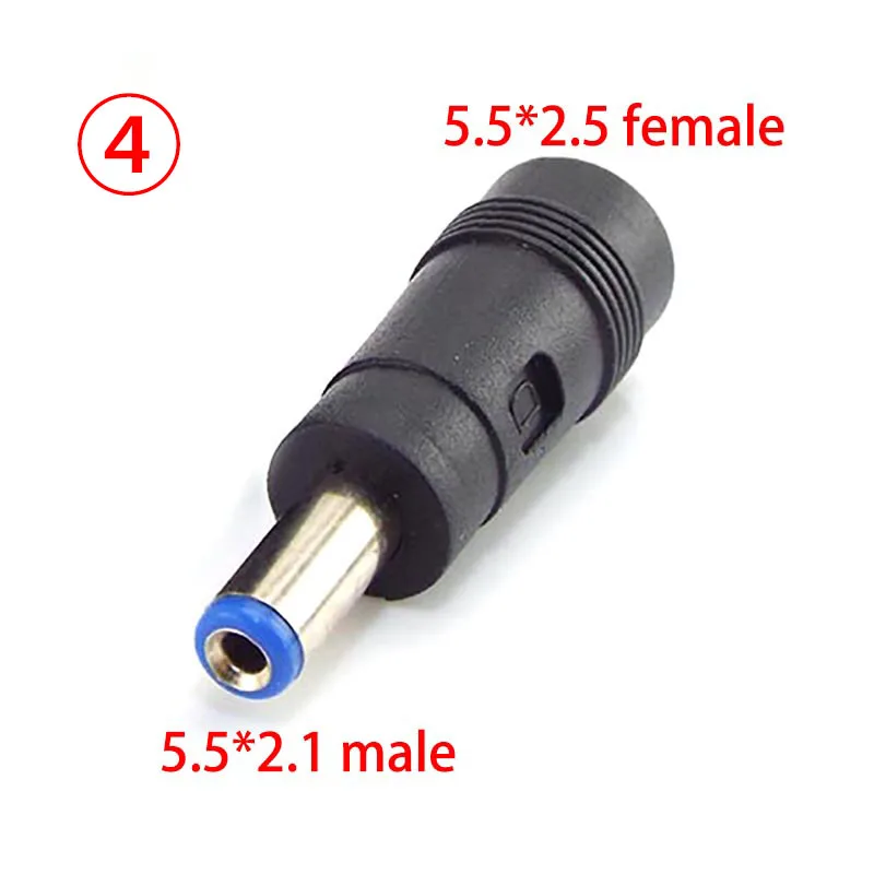 6.5mm 5.5X 2.1mm 2.5mm 3.5mm 1.35mm DC Power Adapter Connectors PC Female to Male Female Tablet Power Charger Adaptor
6.5mm 5.5X 2.1mm 2.5mm 3.5mm 1.35mm DC Power Adapter Connectors PC Female to Male Female Tablet Power Charger Adaptor
