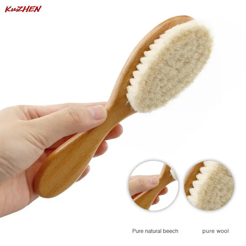 Baby Care Pure Natural Wool Baby Wooden Brush Comb Brush Baby Hairbrush Newborn Hair Brush Infant Comb Head Massager
Baby Care Pure Natural Wool Baby Wooden Brush Comb Brush Baby Hairbrush Newborn Hair Brush Infant Comb Head Massager