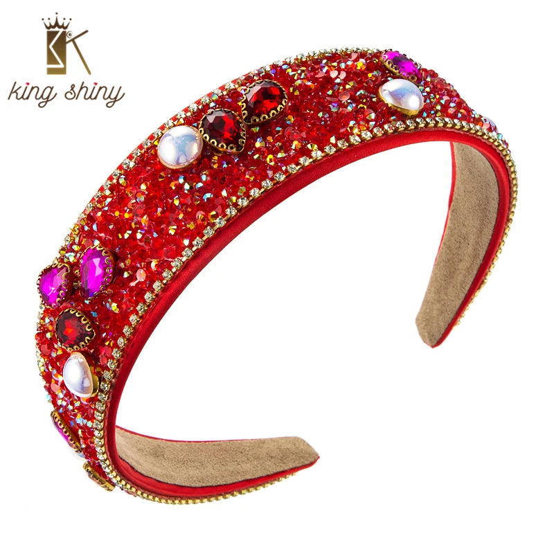 Женский обруч для волос King, роскошный обруч с кристаллами в стиле барокко, элегантный обруч для волос с имитацией жемчуга и бусинами, Свадеб...
Женский обруч для волос King, роскошный обруч с кристаллами в стиле барокко, элегантный обруч для волос с имитацией жемчуга и бусинами, Свадеб...