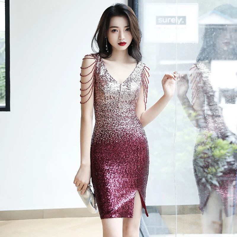 Sequin Evening Dress Noble Sexy Mermaid Gown Sequined Prom Abendkleider Dresses Woman Party Night Robe De Soiree Longue Mariage
Sequin Evening Dress Noble Sexy Mermaid Gown Sequined Prom Abendkleider Dresses Woman Party Night Robe De Soiree Longue Mariage