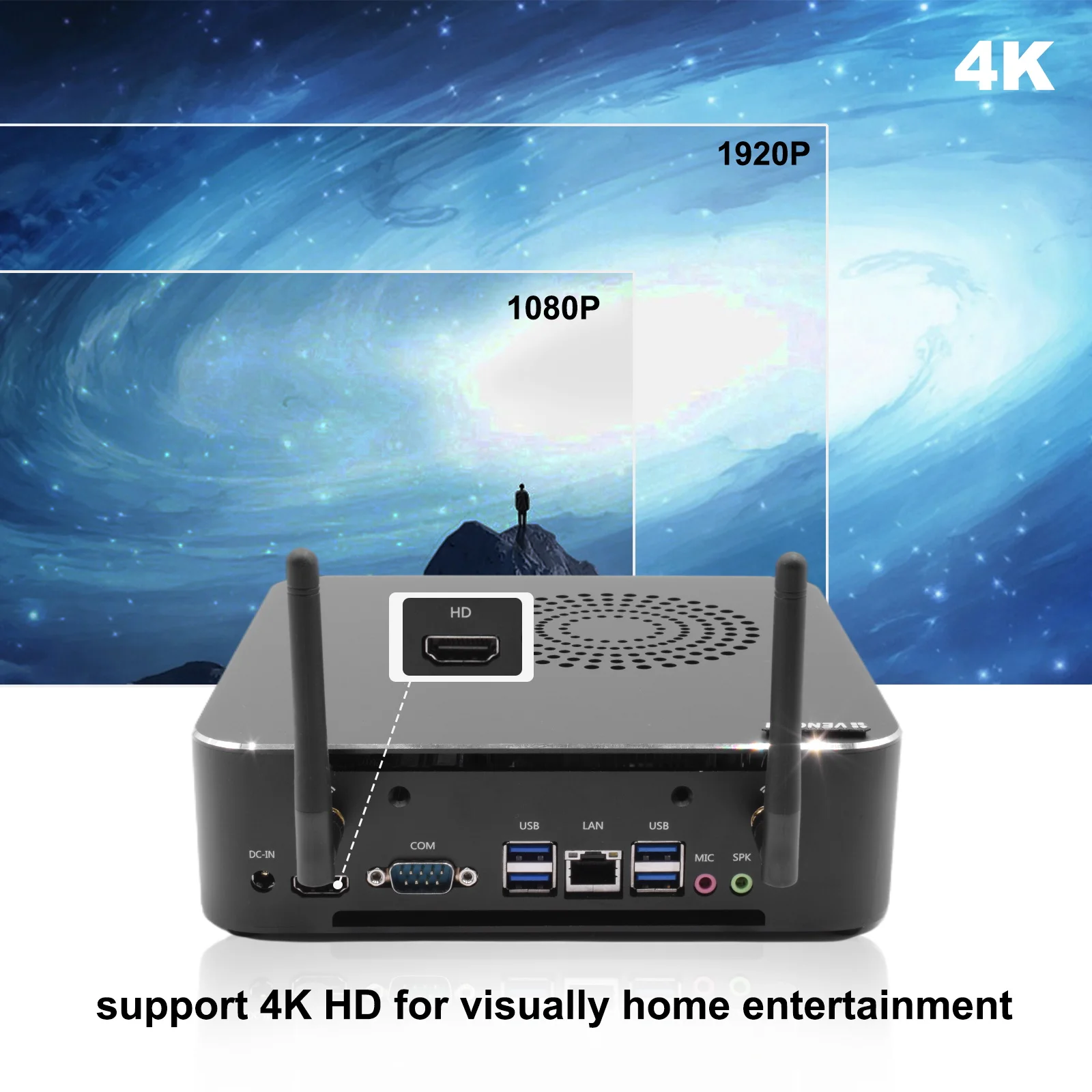 VENOEN Intel Core i9 11900 Core i7 11700 mini pc Windows11 dual DDR4 RAM max 64GB M.2 2280 SSD 4k HTPC Gamer computer 16M 65W
VENOEN Intel Core i9 11900 Core i7 11700 mini pc Windows11 dual DDR4 RAM max 64GB M.2 2280 SSD 4k HTPC Gamer computer 16M 65W