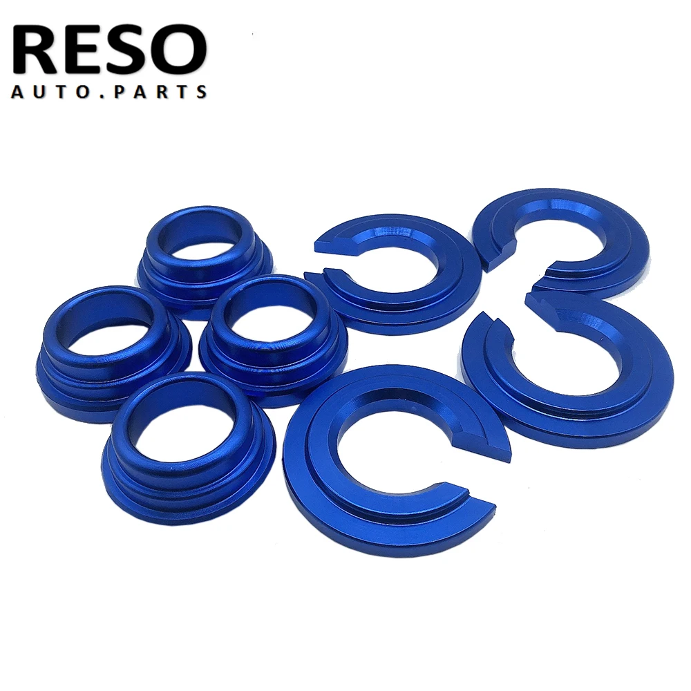 

RESO- Aluminum Bushing Collars Set For Nissan S13 S14 240SX SILVIA Z32 Subframe Bushing Collars Set